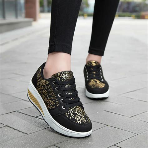 casual black shoes for women